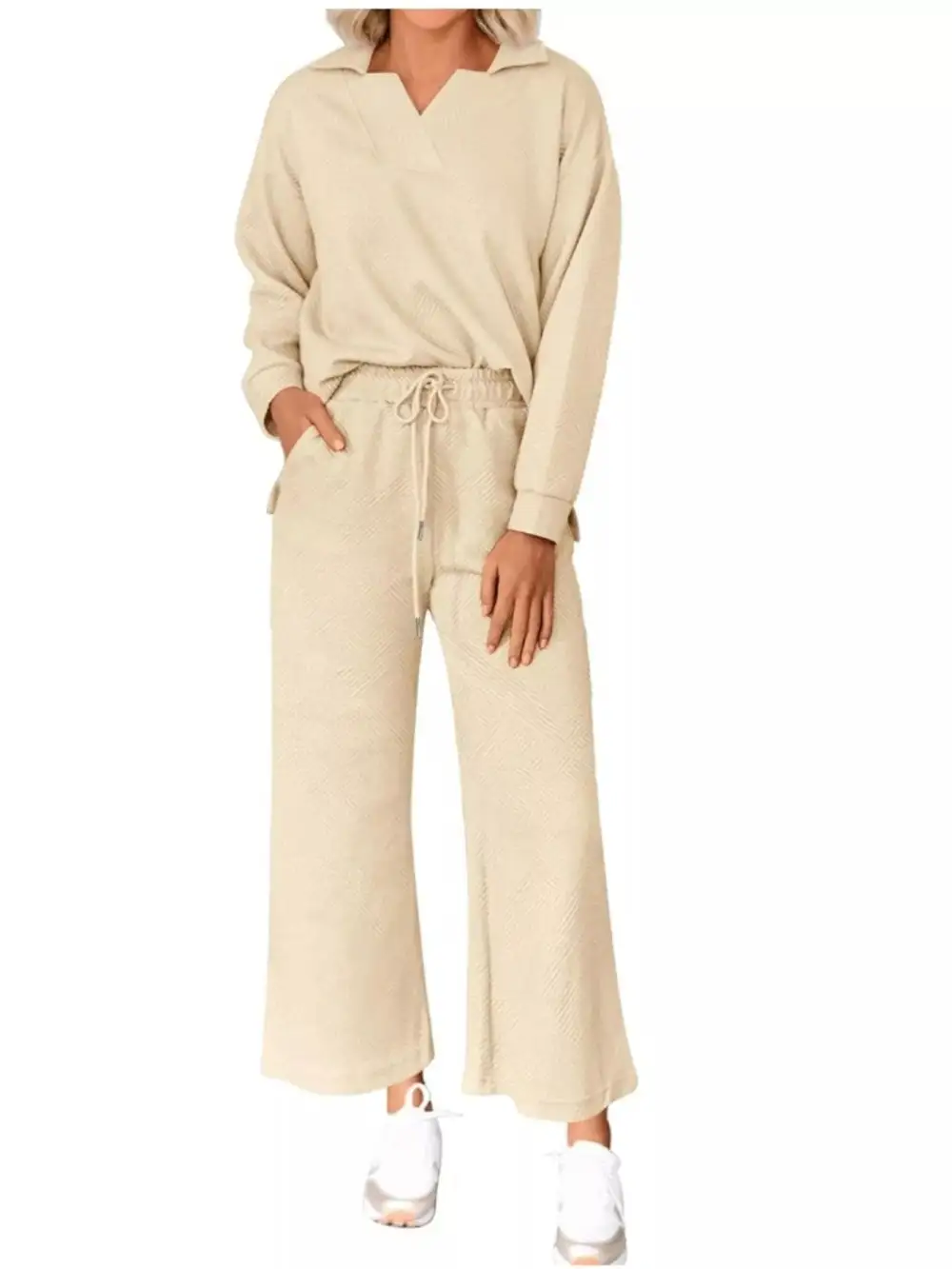Drawstring Side Slit Set