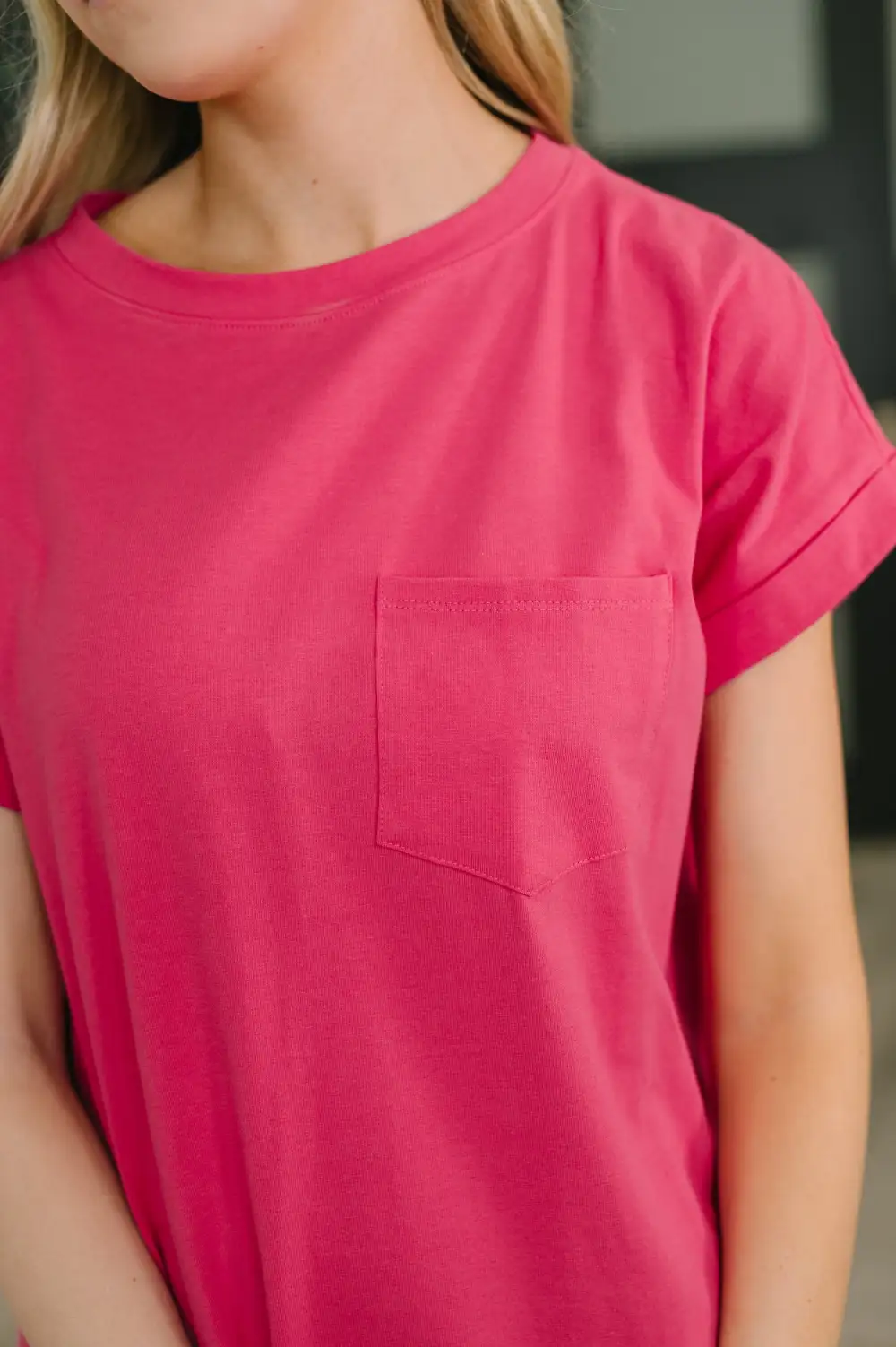 Easy Fit Short Sleeve Midi Dress