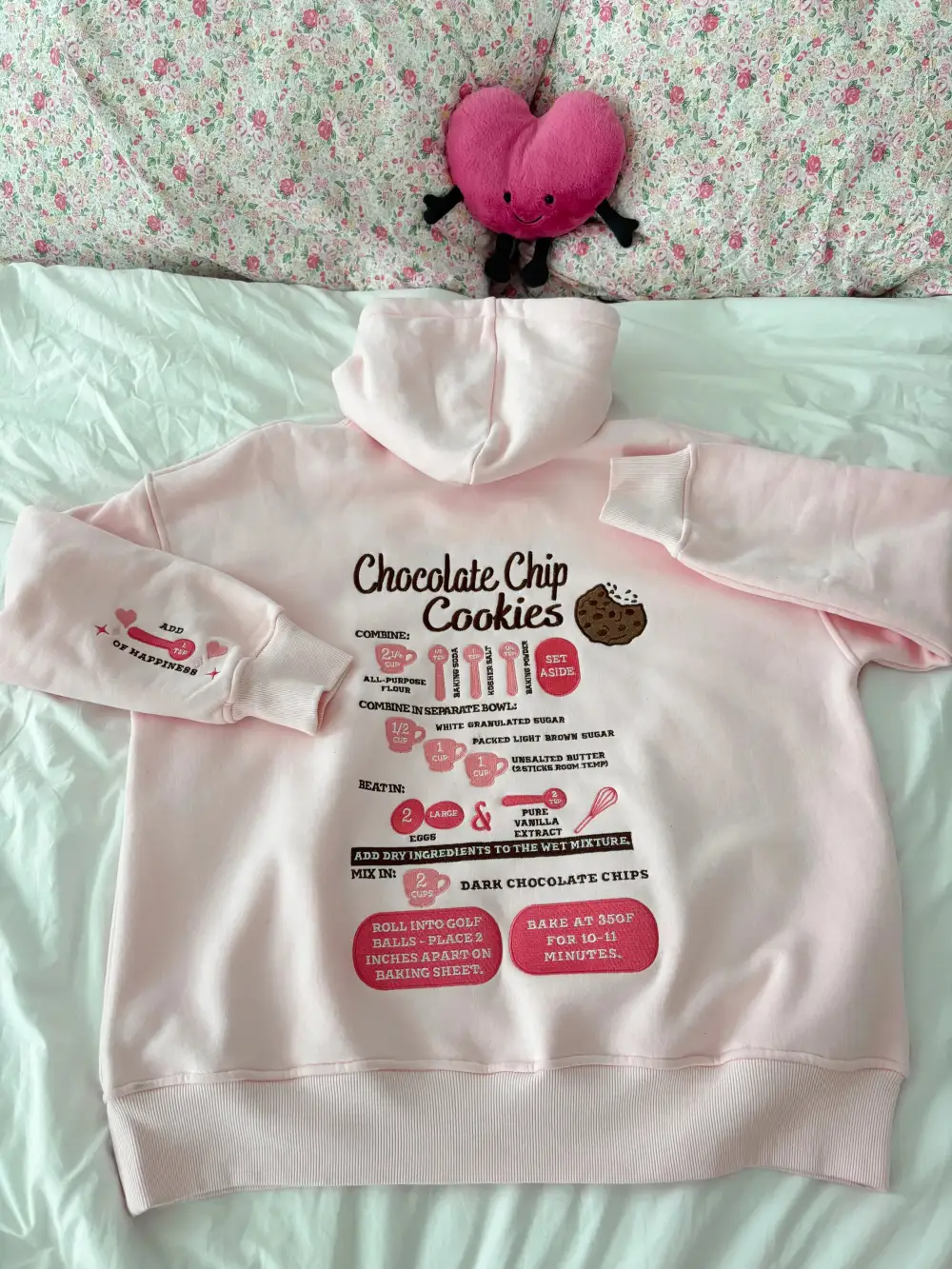Chip Cookie Recipe Embroider Hoodie