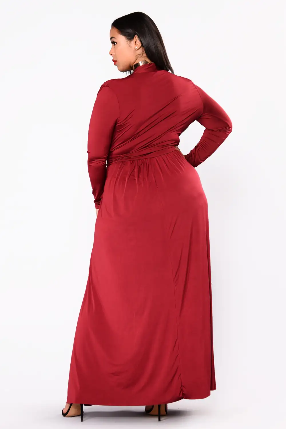 Spree Dress - Burgundy