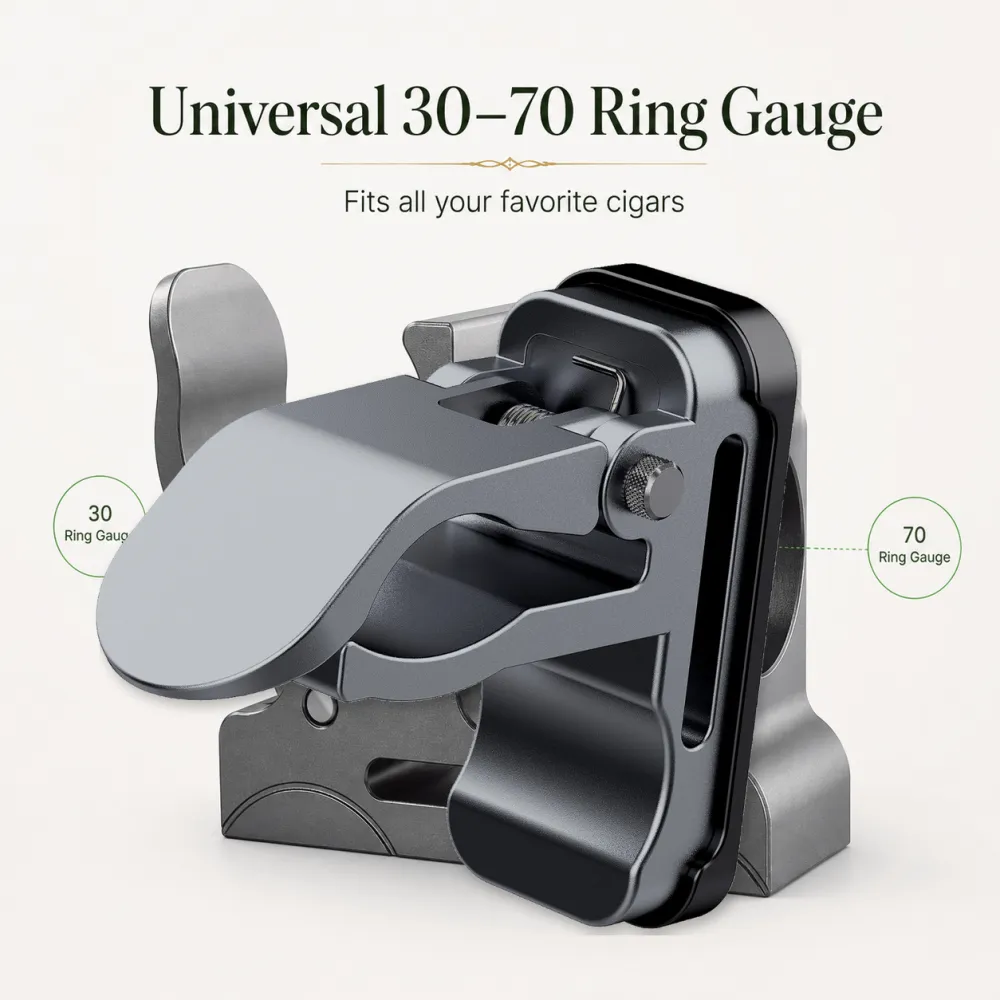 Magnetic Metal Cigar Holder Golf Cart Cigar Stand Fits 36-70 Ring Gauge Amazon Best Seller Export