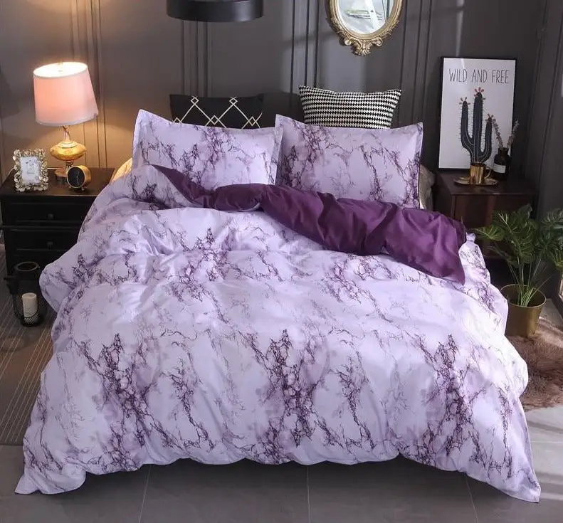 (Store Closing Sale) Marble Duvet Bedding Set