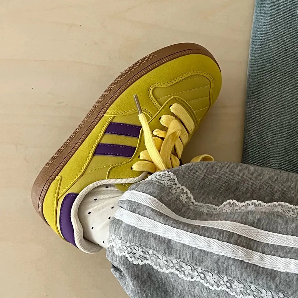 Saturday School Sneakers In Yellow