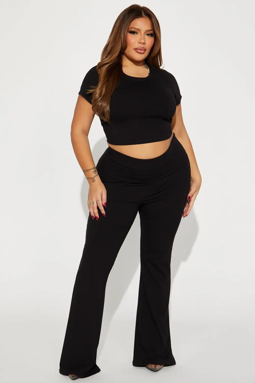 Tamara Snatched Pant Set - Black
