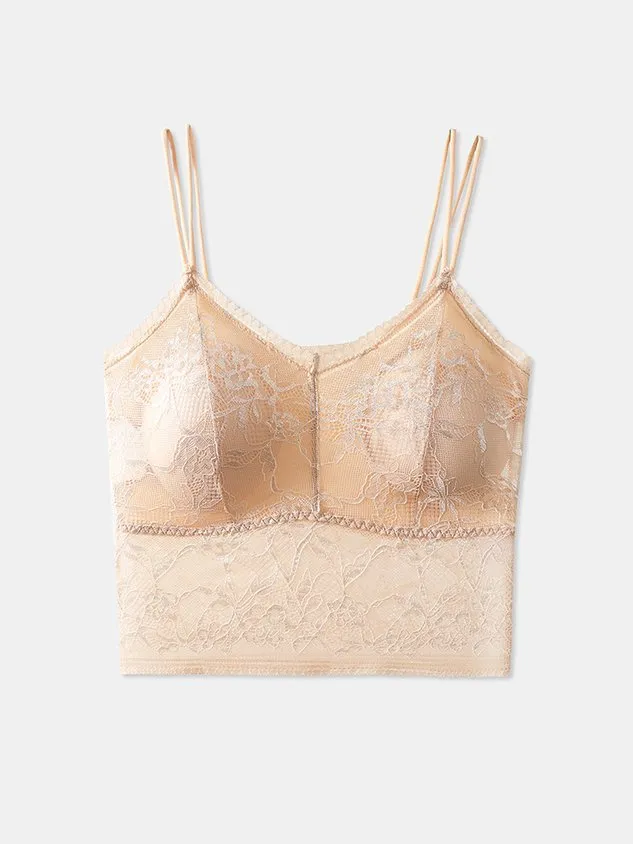 Breathable Sexy Lace High Elasticity Camisole Bra & Bralette