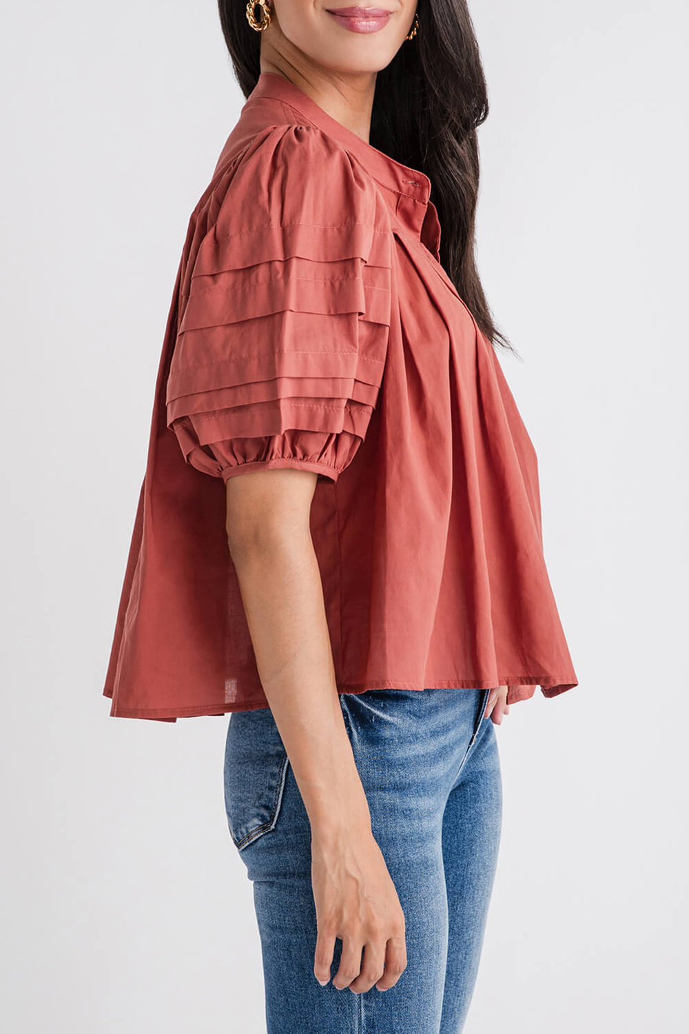 Olivaceous Dakota Top - marsala