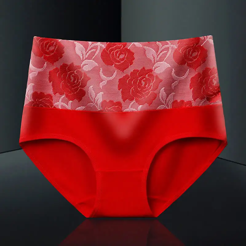 Plus Size Print Breathable Panty
