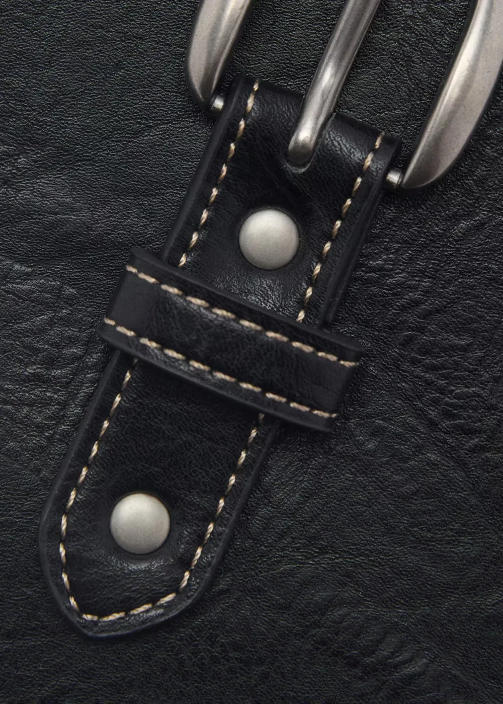 Black Casual Style Plain Belts