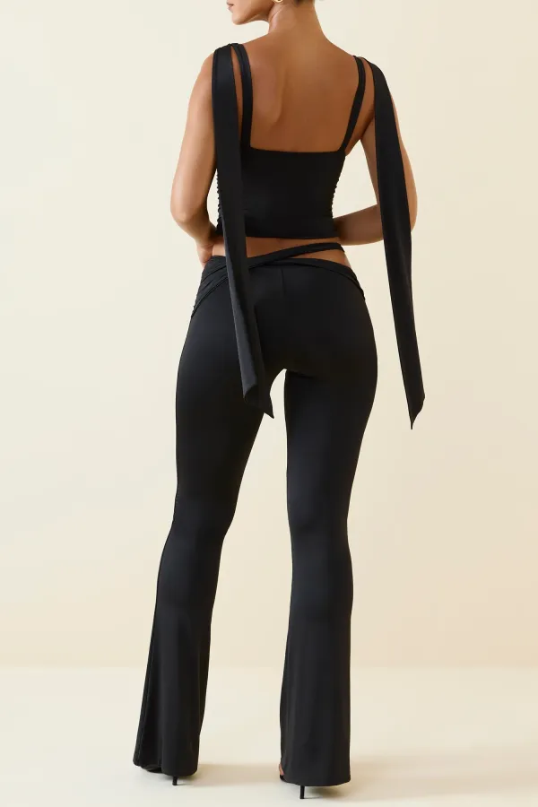 Minimalist Slim Design Hollow Slim Trousers