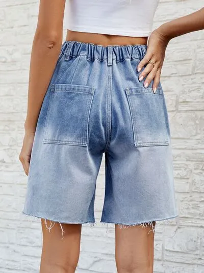 Clean Front Clean Pocket Detail Shorts