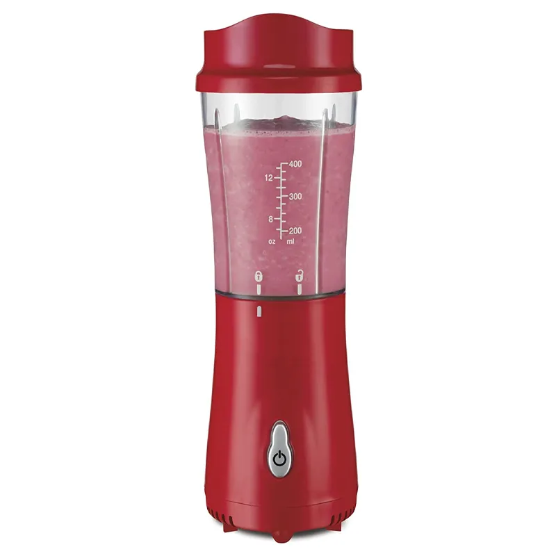 Shakes and Smoothies with BPA-Free Personal Blender, 14 oz, Raspberry