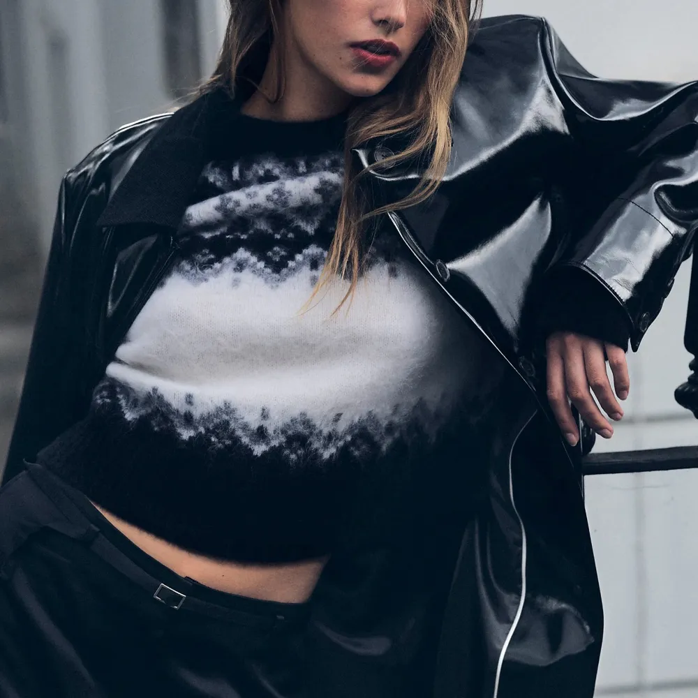 Brushed Cashmere Striped Sweaters