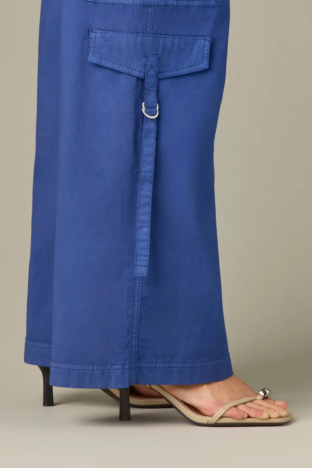  Double Patch Pocket Wide Leg Utility Pants