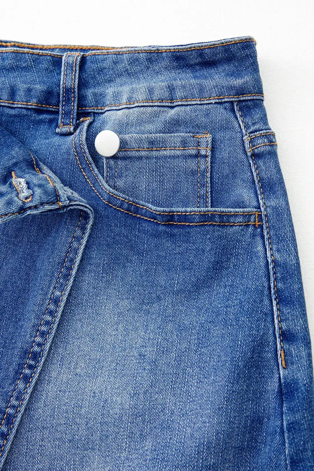 Denim Wrapped Mini Skirt