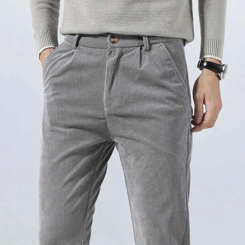 Men's Tailored Corduroy Casual Pants