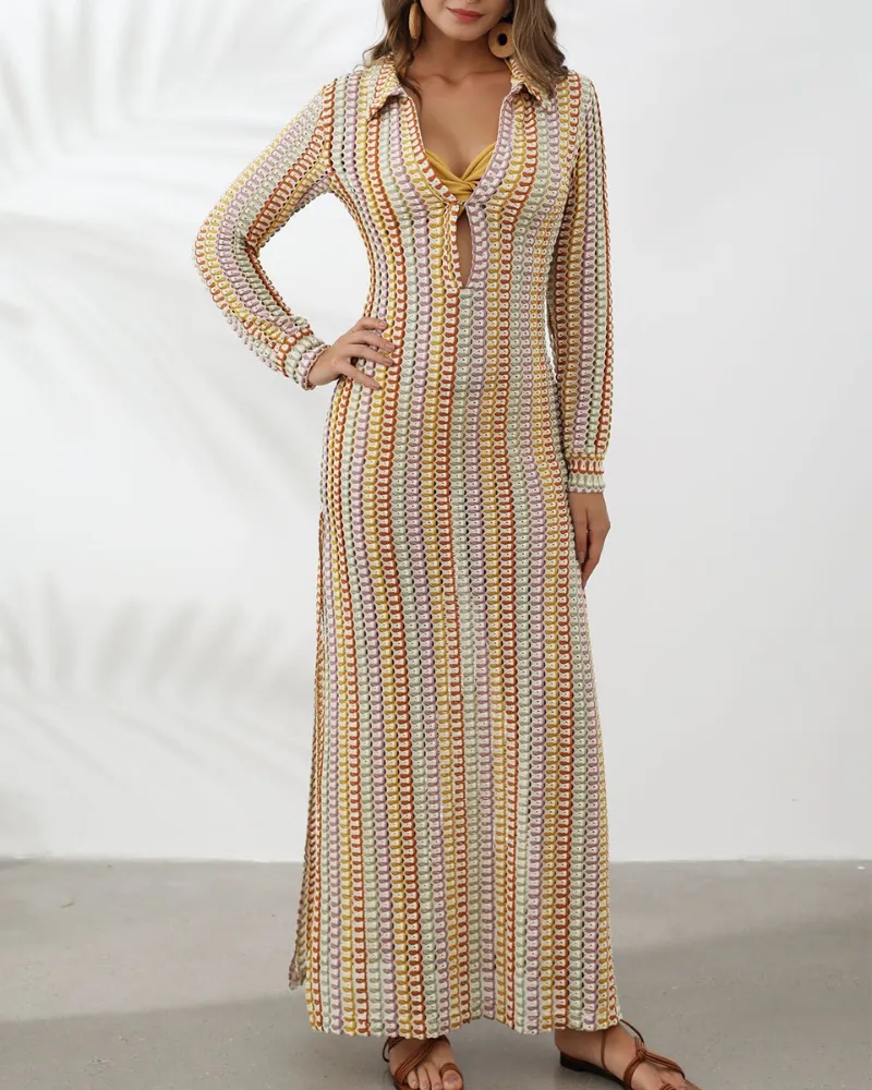 Easy Fit V-Neck Maxi Easy Dress