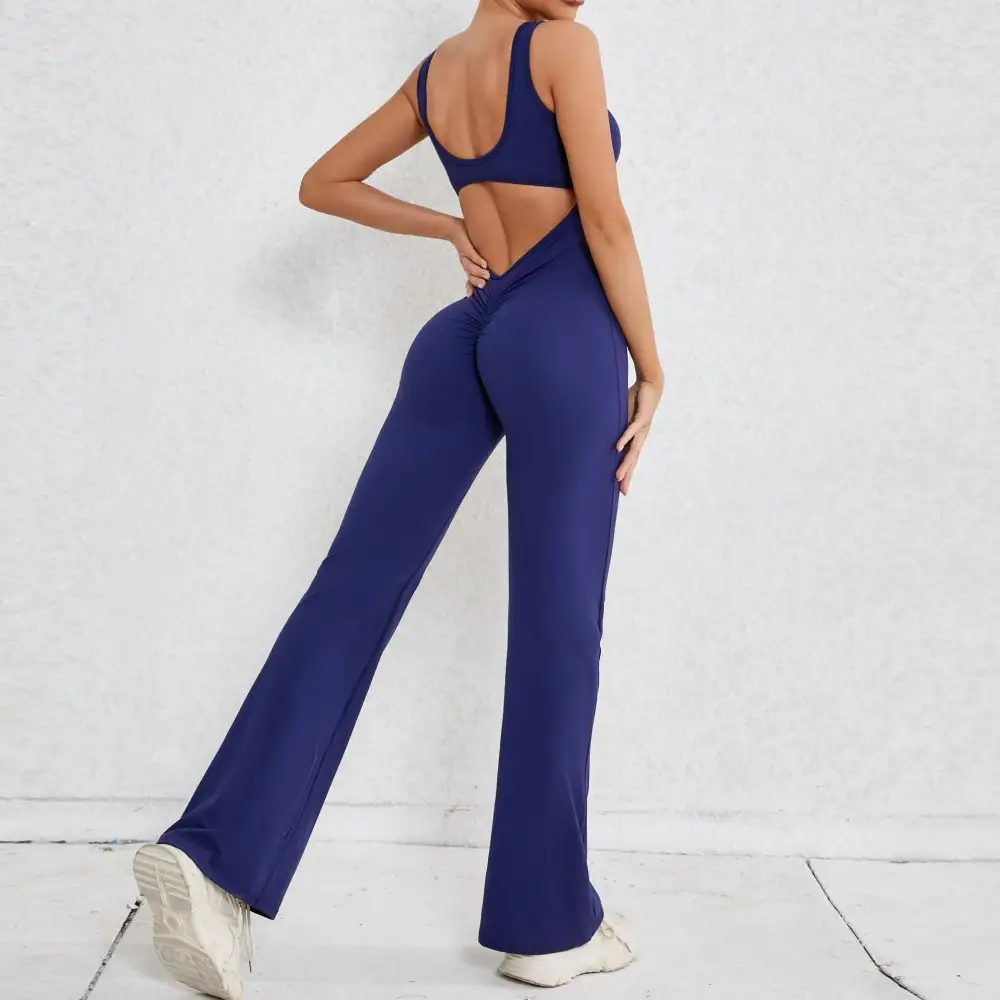 Flared Studio Yoga Jumpsuit