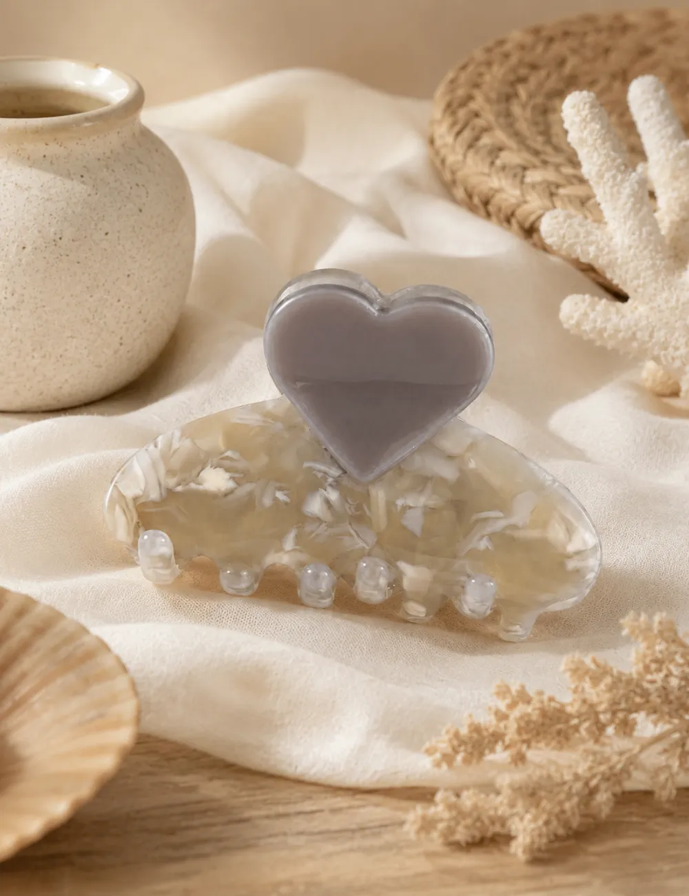 Classic Heart Shape Mini Hair Clip