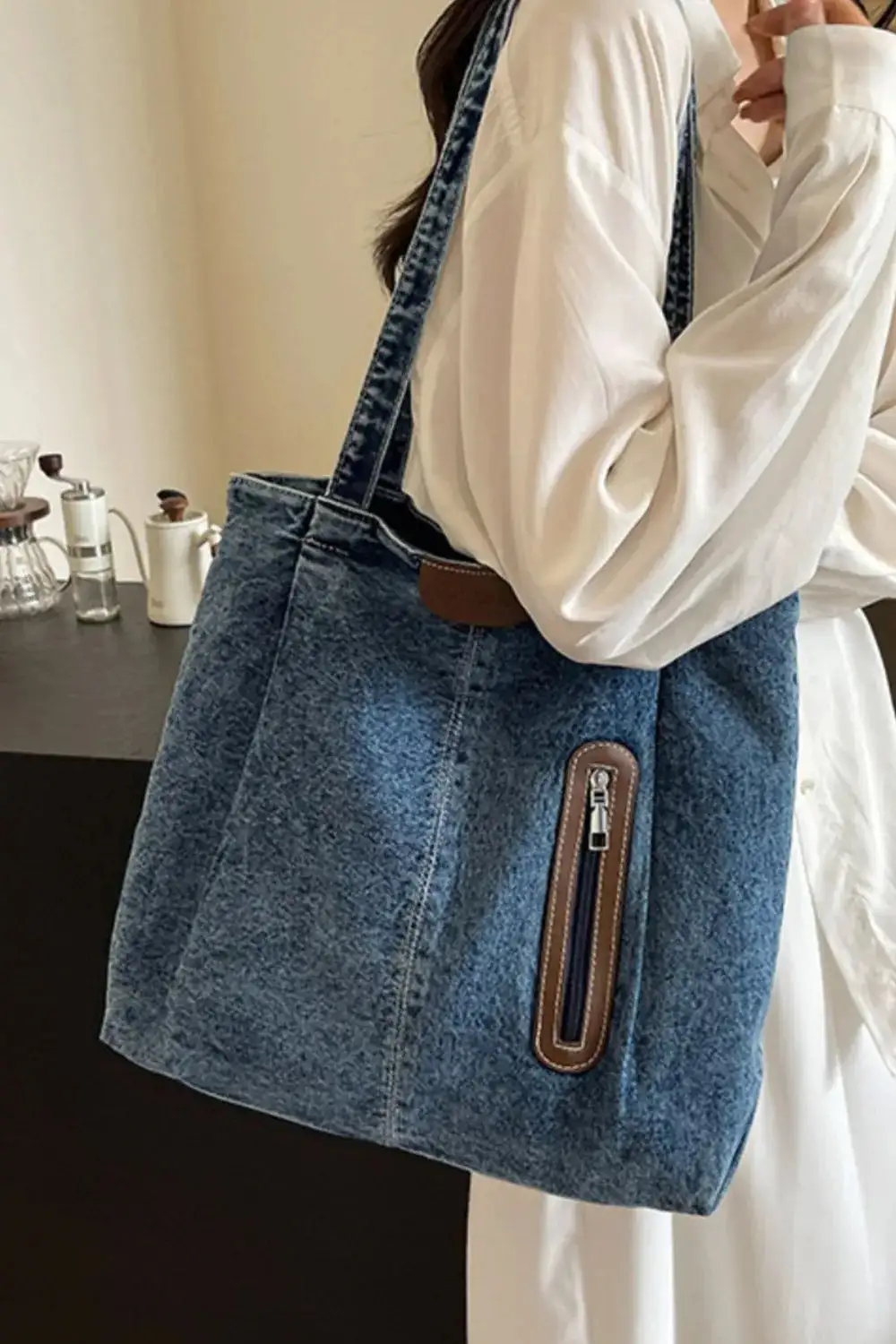 Denim Tote Bag