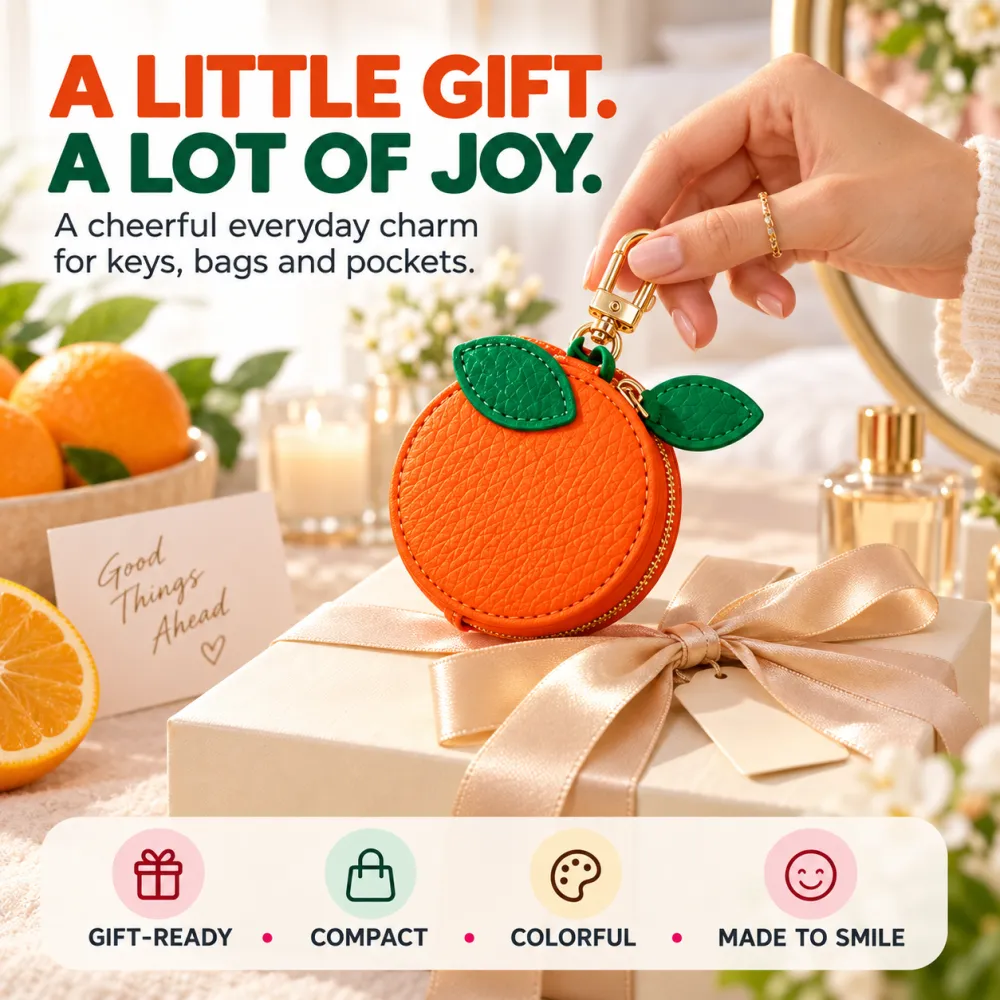 Fruit-Shaped Coin Purse