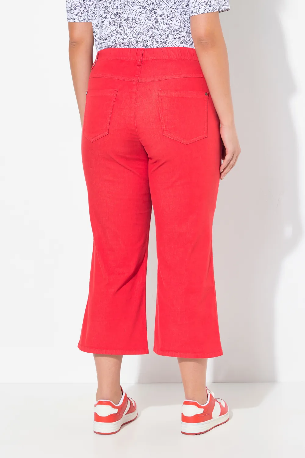 Solid Color Bell Bottom Jeans