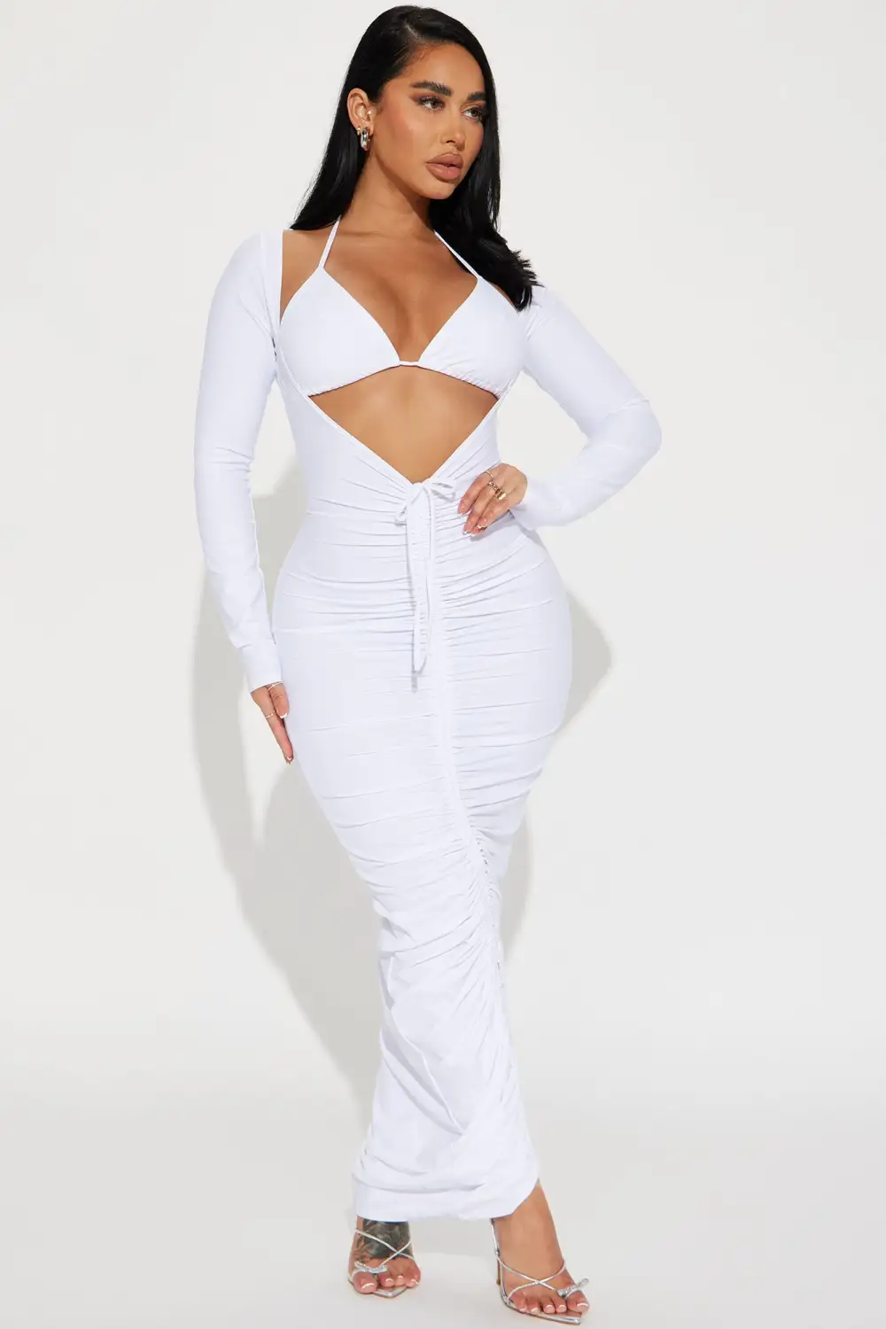 Miami Mami Maxi Dress - White