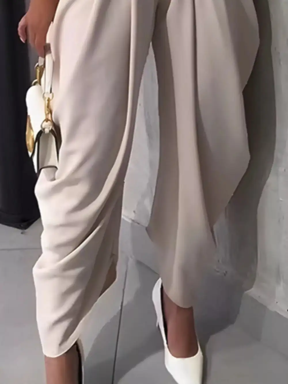 Everyday High Waisted Wide Leg Pleated Pants