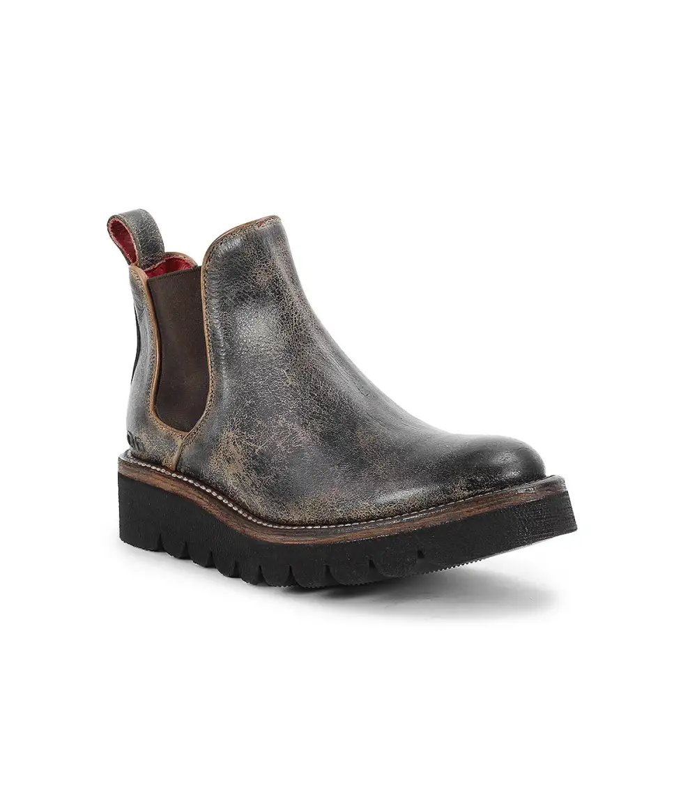 Women's Chelsea Slip-On Leather Refined Ankle Boots