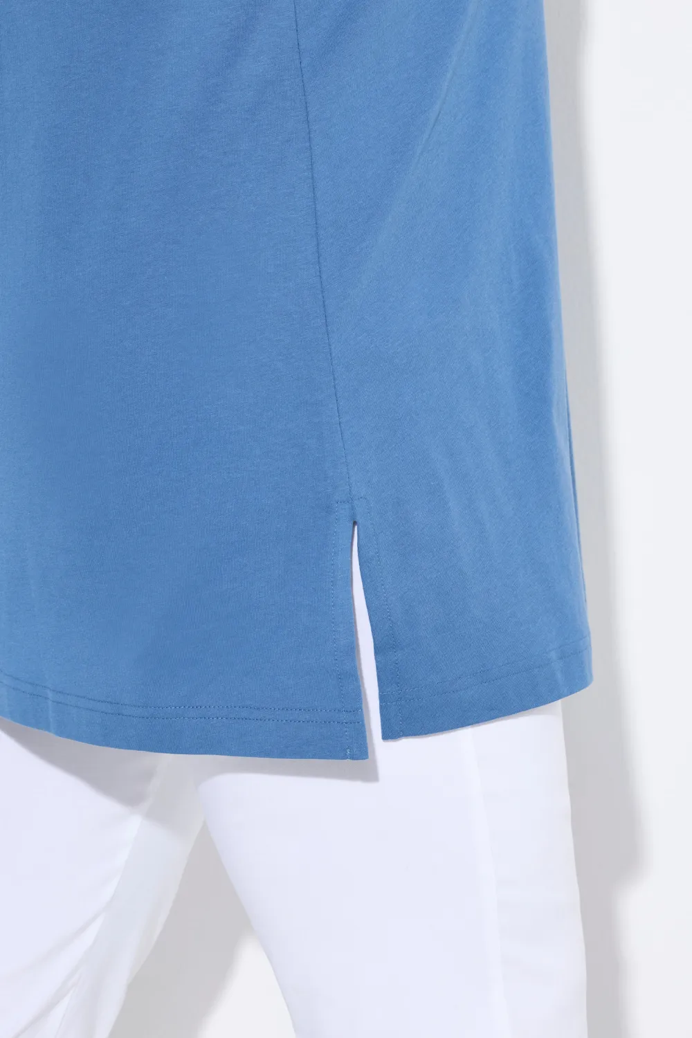 Solid Color Sleeveless T-Shirt