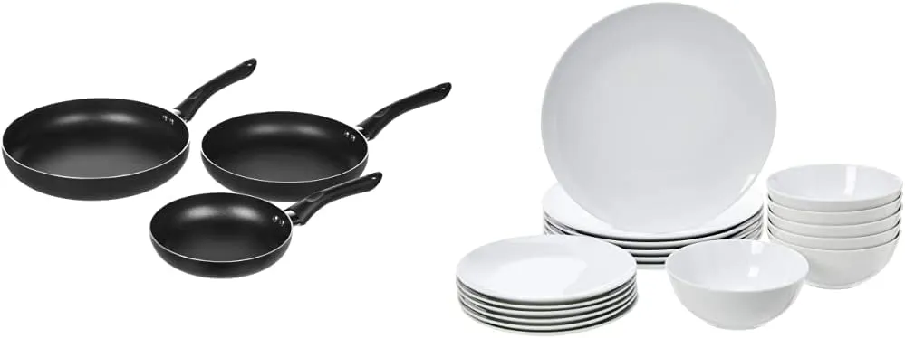 (Store Closing Sale) Non-Stick Cookware Set, Pots, Pans and Utensils - 15-Piece Set