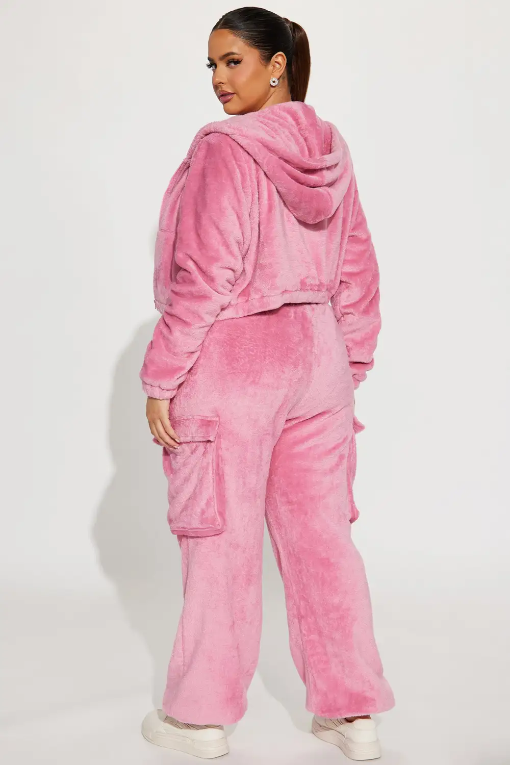 Katie 3 Piece Snuggle Pant Set - Pink