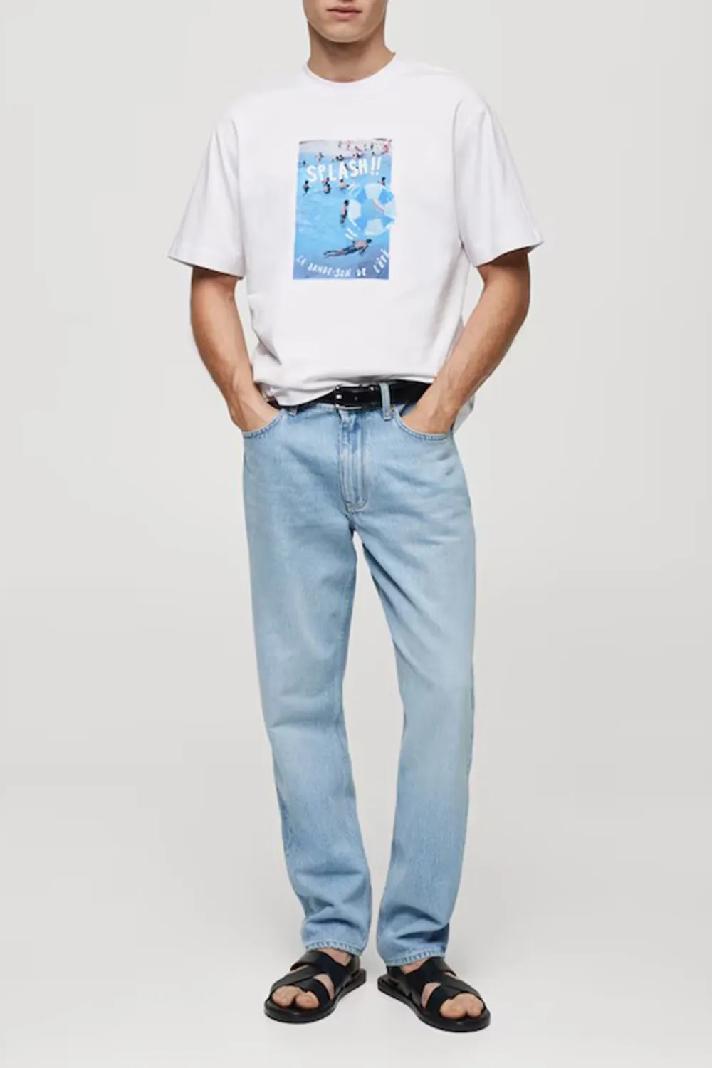 Cotton Printed T-Shirt With Drawing