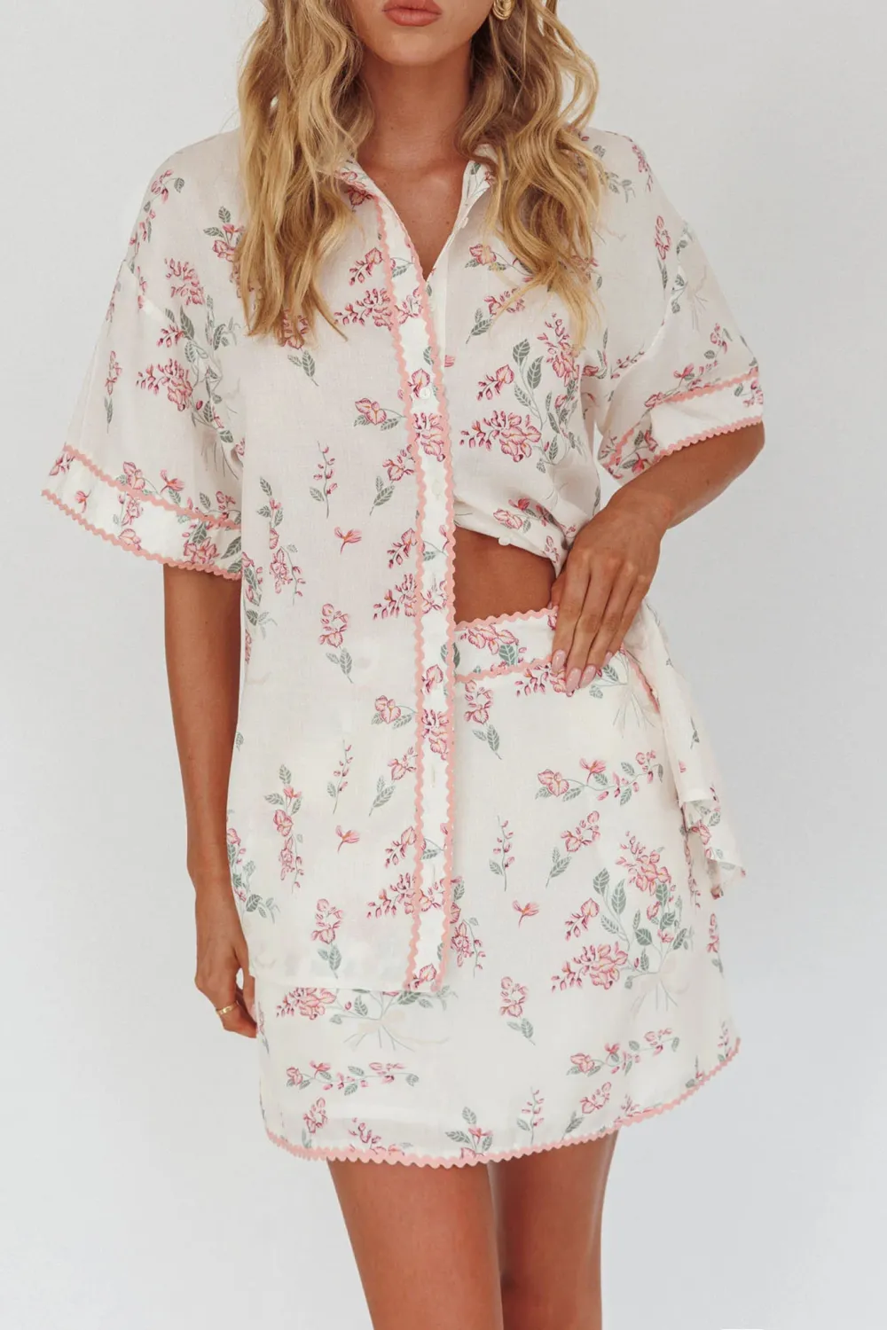 Women's Dream Art Floral Print Skirt
