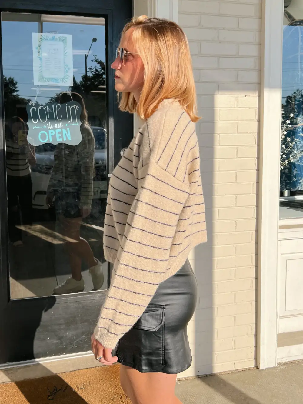 Cozy Up Striped Sweater