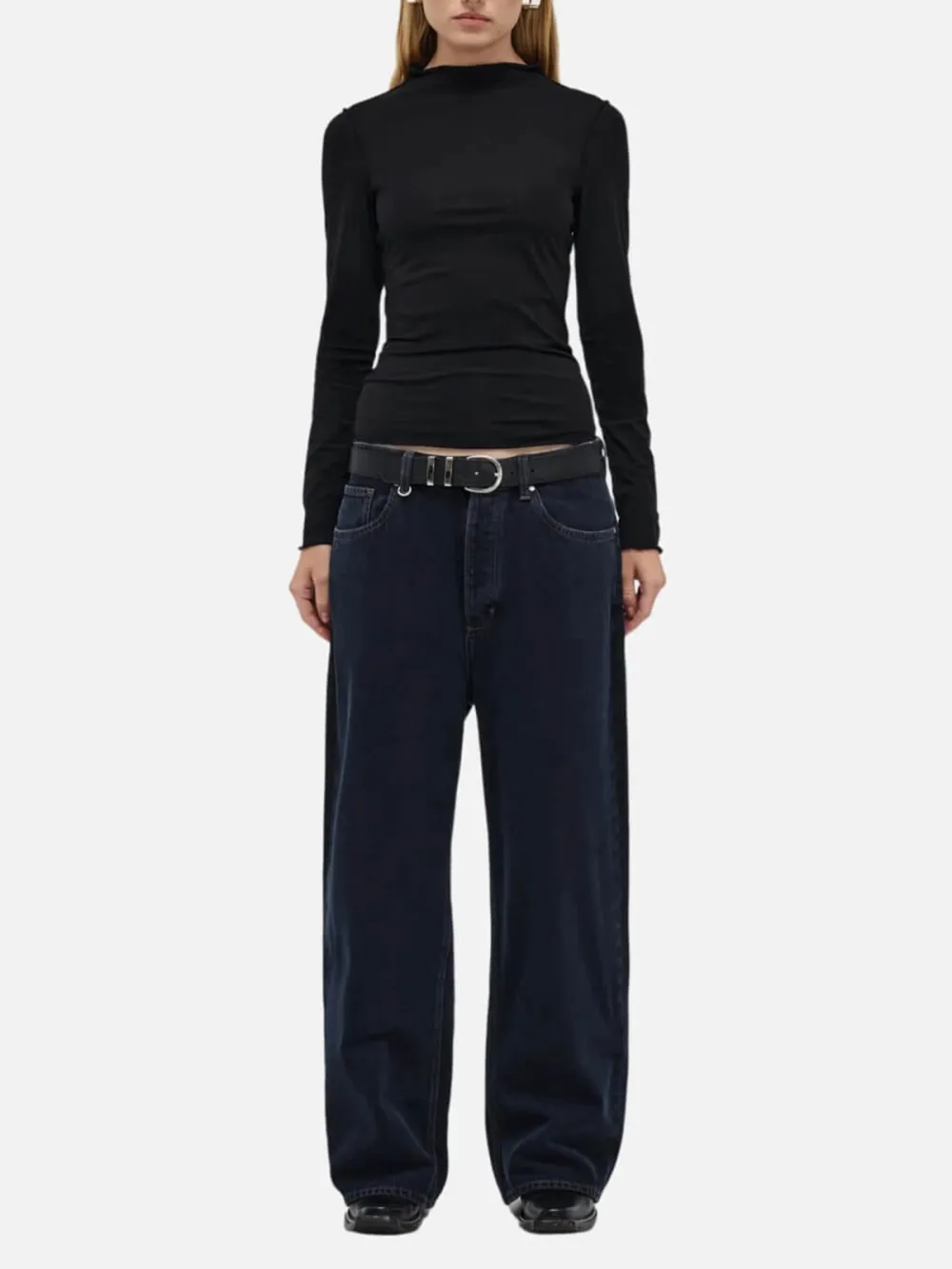 Low-Rise Straight Jeans