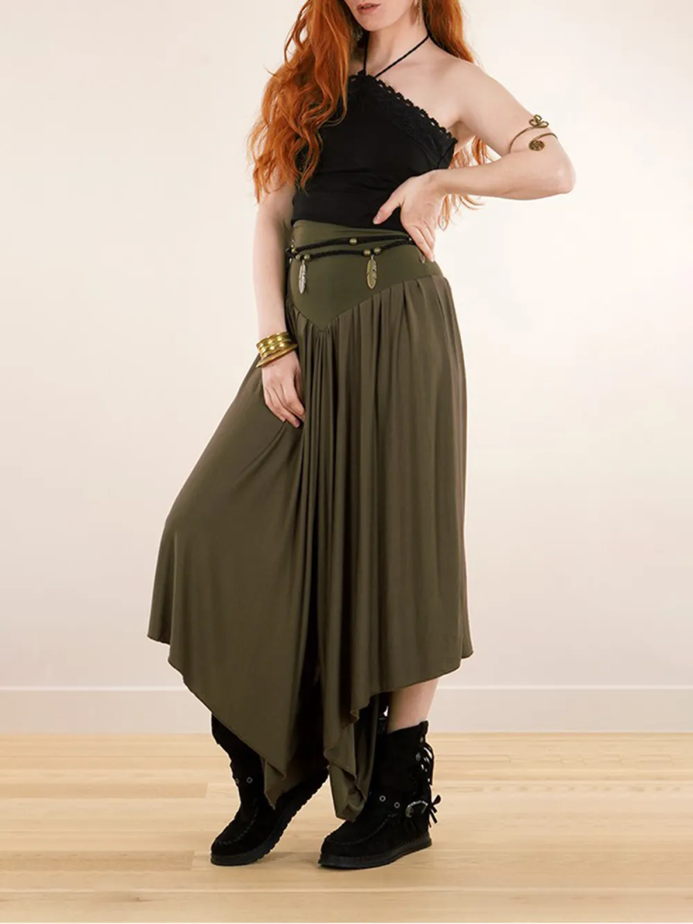 Skirted Harem Pant 2in1 Dress