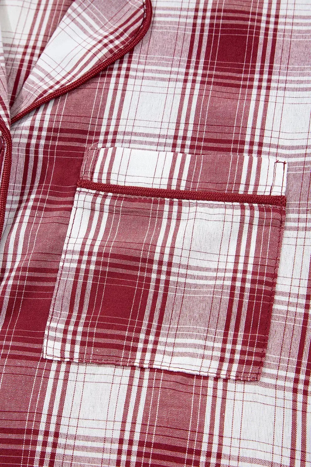 Plaid Drawstring Set
