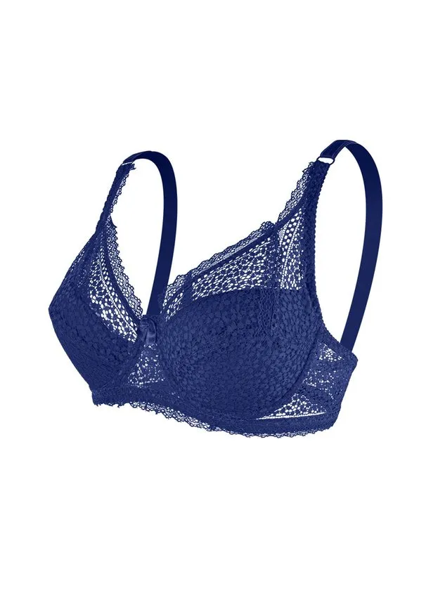 Women's Breathable Comfortable Sexy Lace Thin Cup Bra