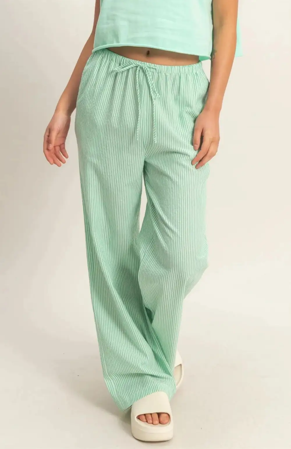 Striped Resort Wide Pants