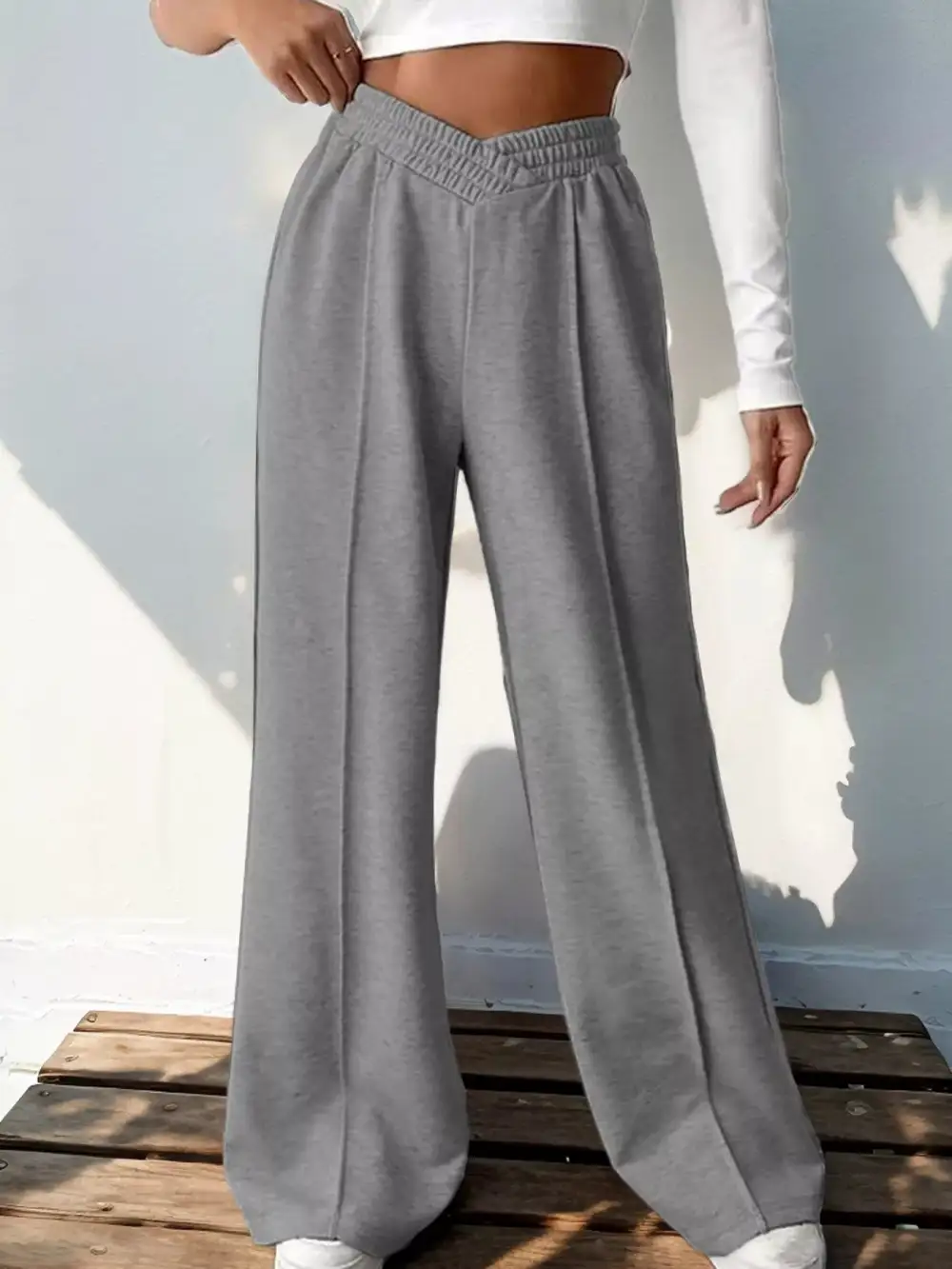 Everyday Wide Leg High Waist Pants