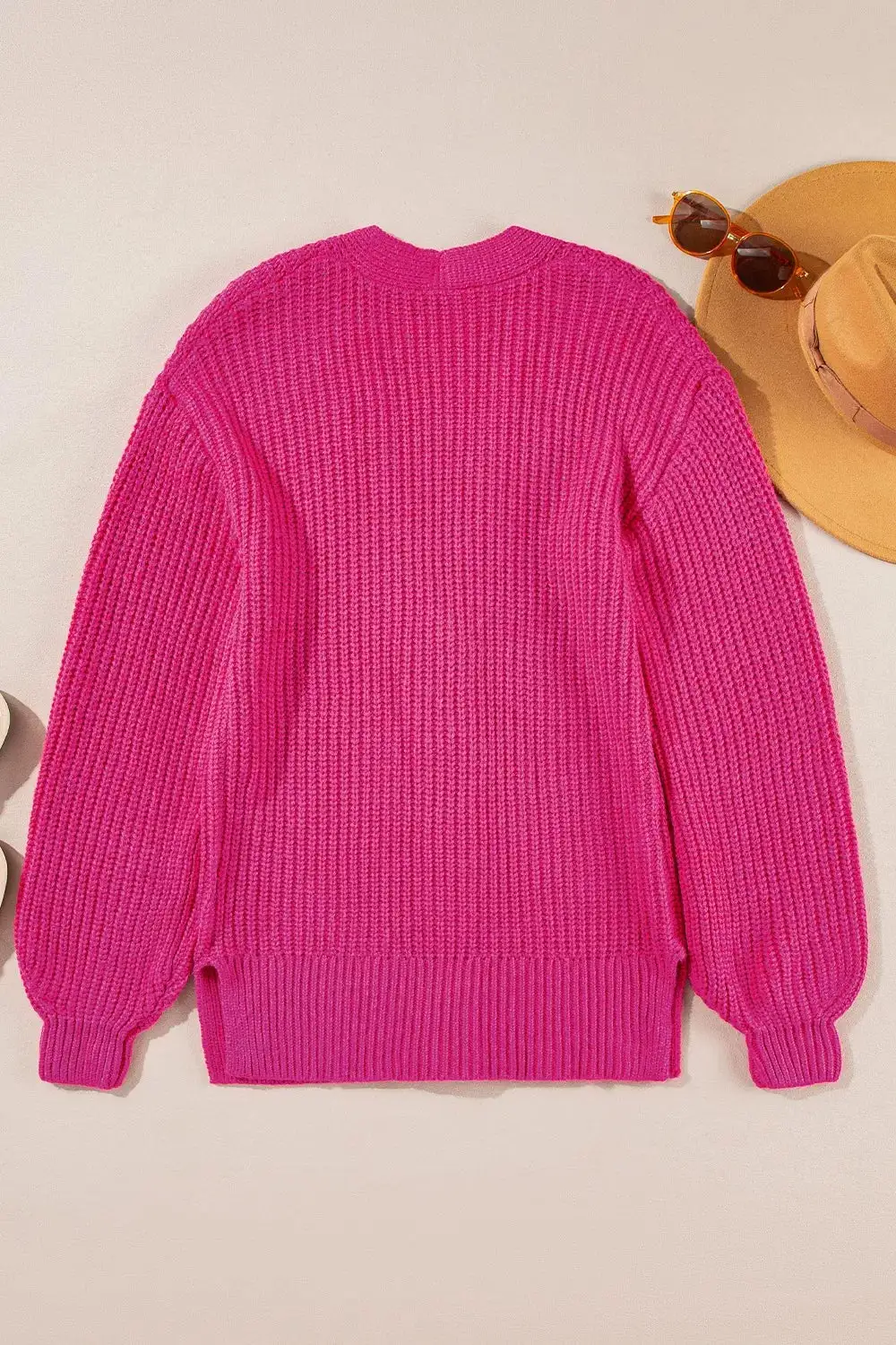 Chunky Knit Button Down Cardigan
