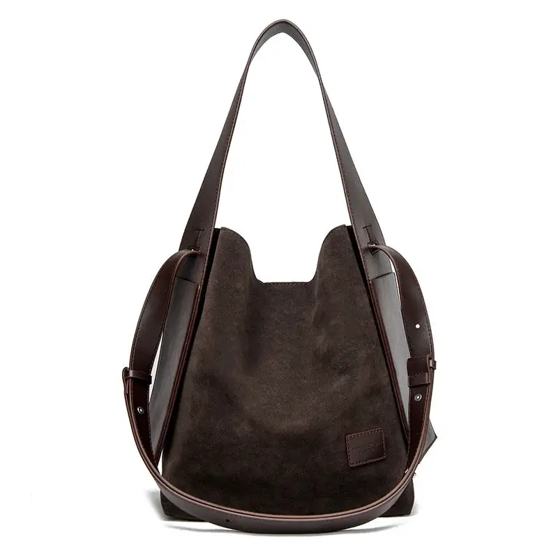 Commuter Suede Tote Bag