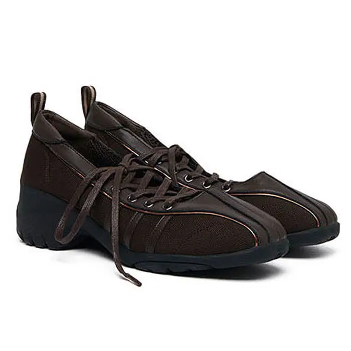 Model Lace Up Ballet Heeled Sneakers