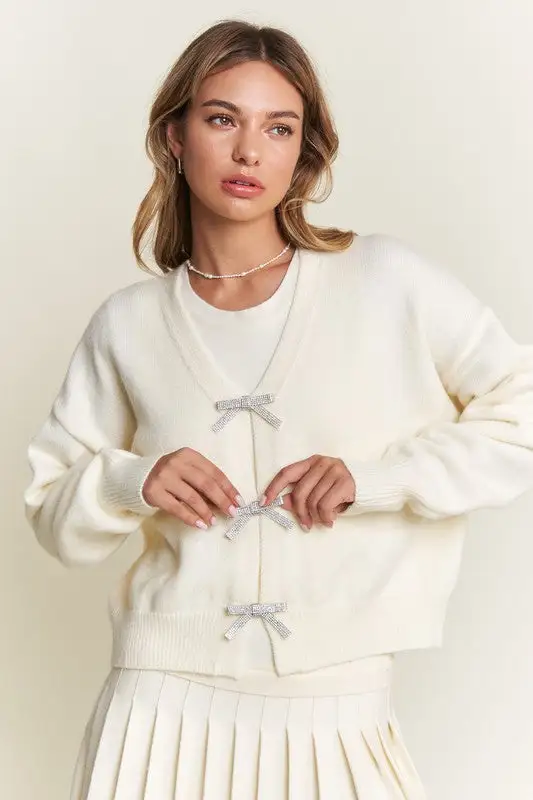 Hannah Rhinestone Sweater