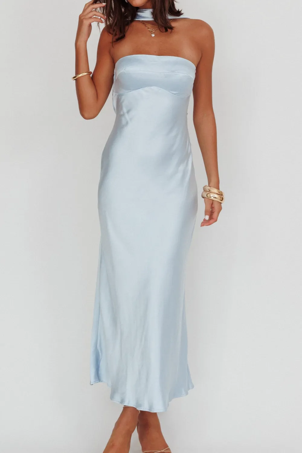 Soft Halter Maxi Dress