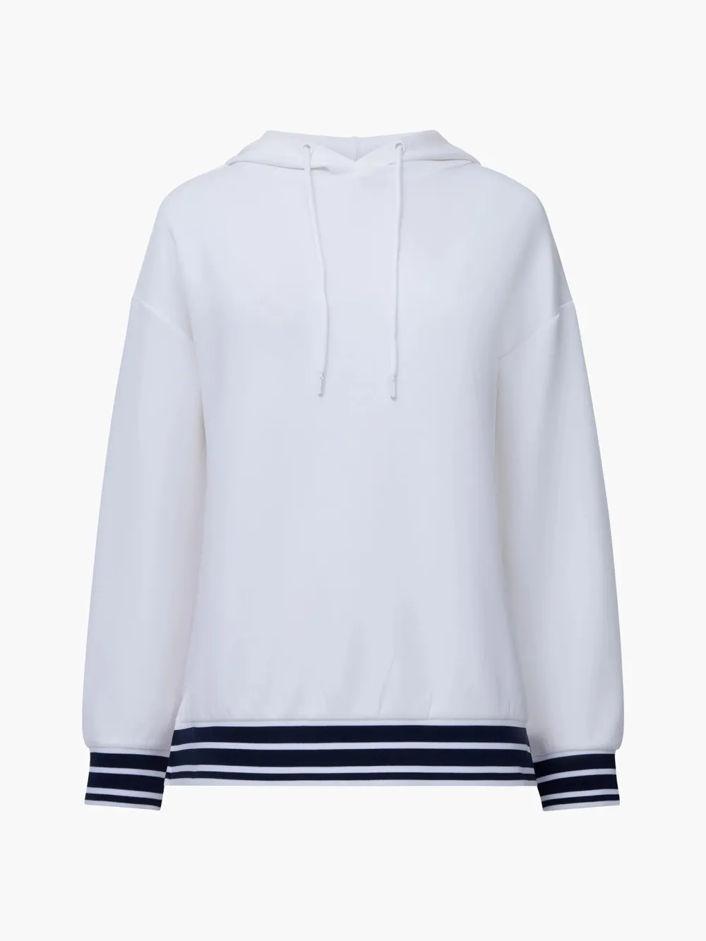 Designer Hooded Striped Sweatshirt