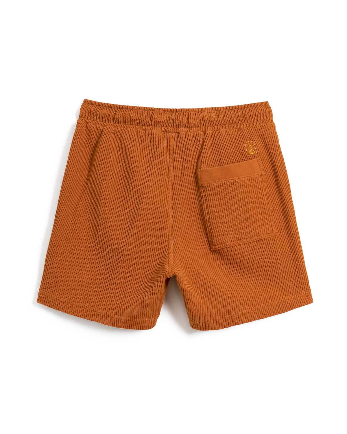 The Cannes Waffle Knit Shorts - Burnt Sienna