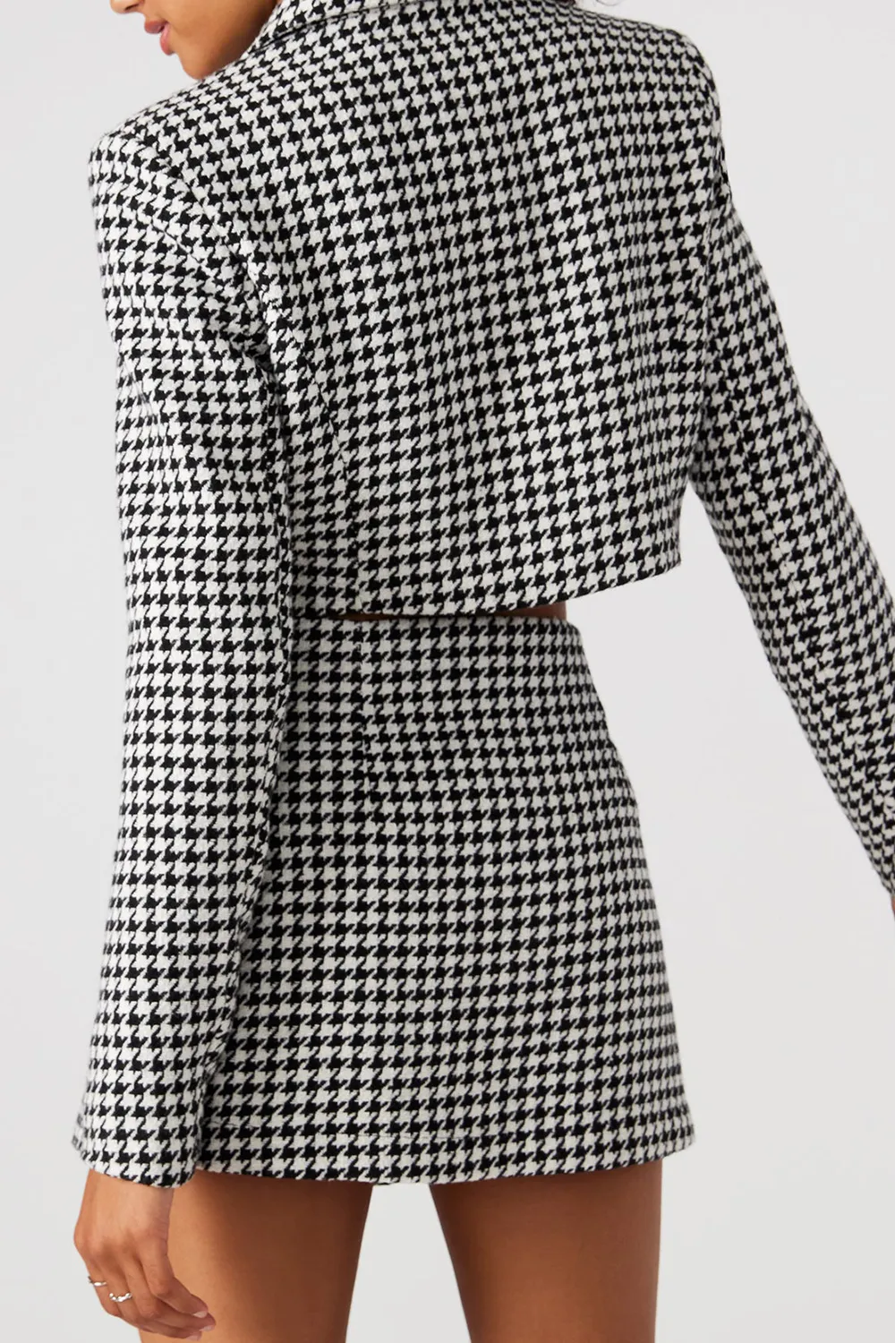 CROPPED CROPPED BLAZER BLACKWHITE