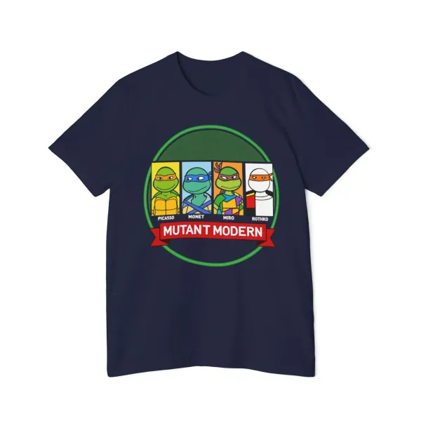 Painterly Motif Graphic T Shirt