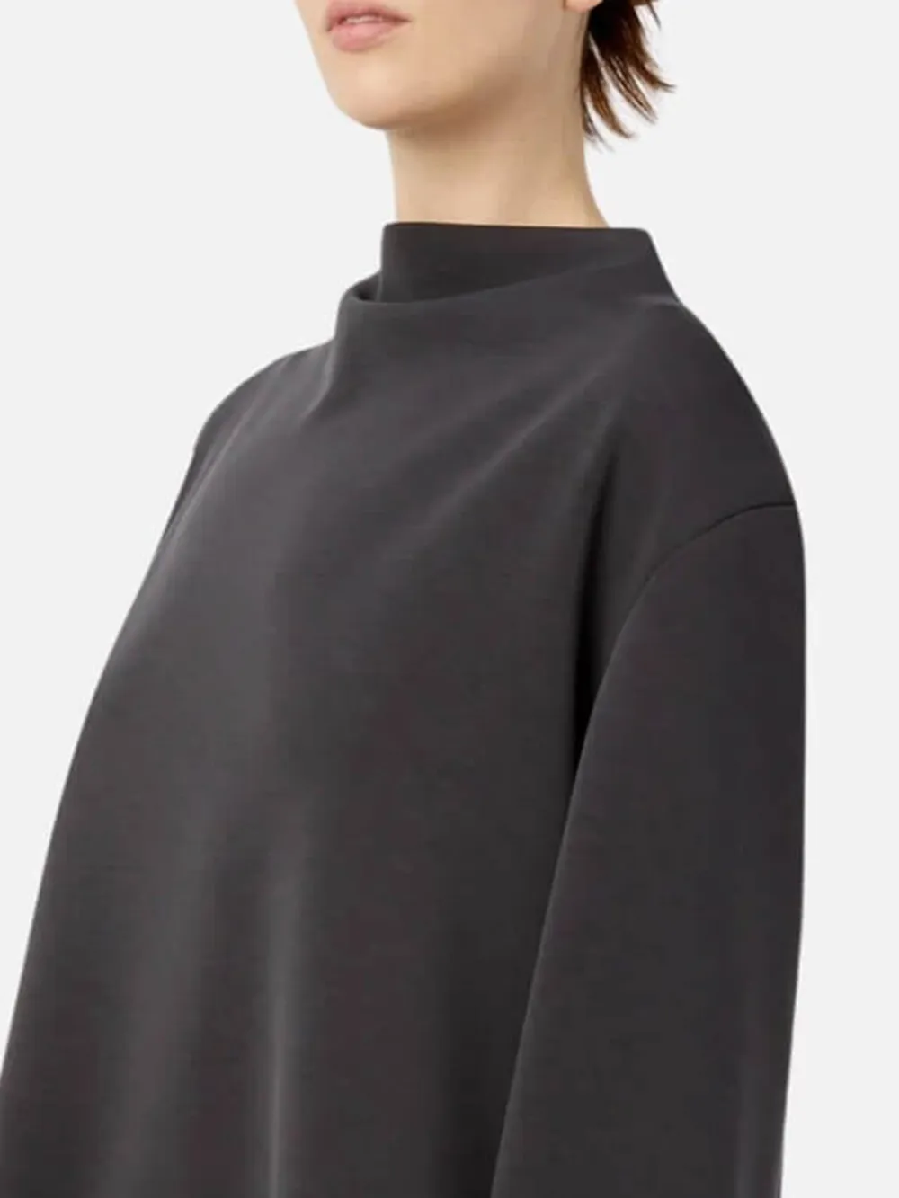 Mock Neck Long Sleeve Top